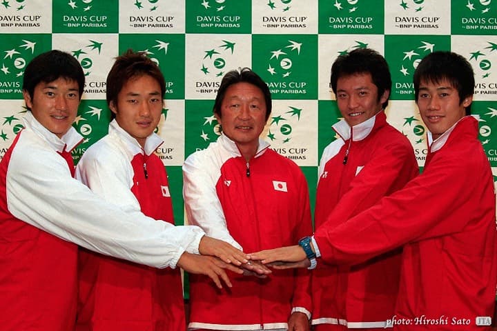 元デビスカップ選手の現役時代